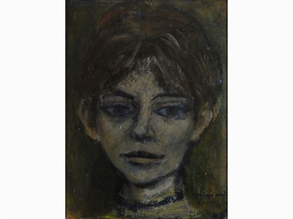 Ugo Capocchini : Portrait of a Woman  ((1901-1980))  - Auction The collector's house: Antique, Modern and Oriental Art - Lots: 700-943 - IV - Maison Bibelot - Casa d'Aste Firenze - Milano