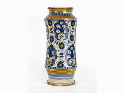 Albarello in Maiolica Policroma