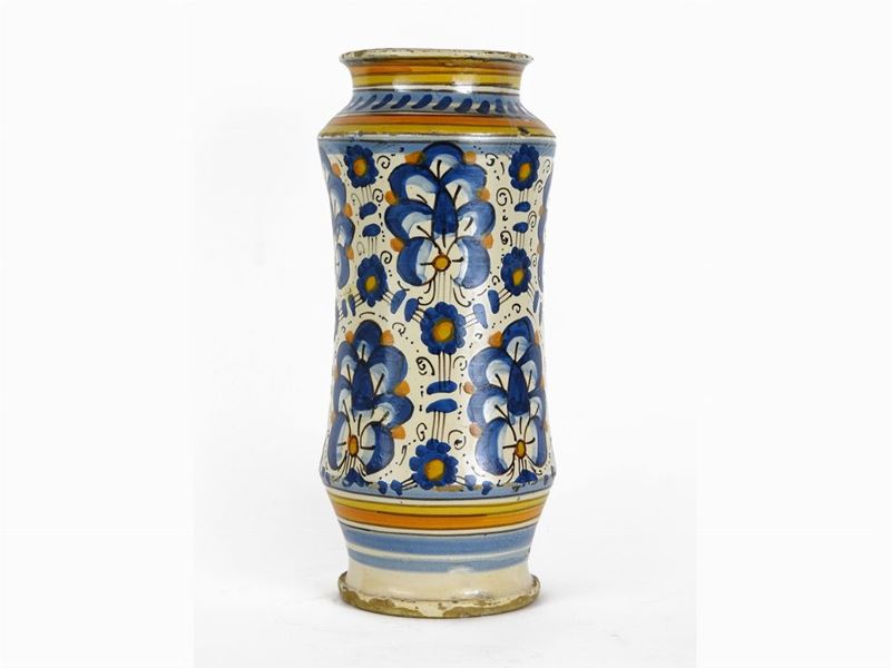 Albarello in Maiolica Policroma