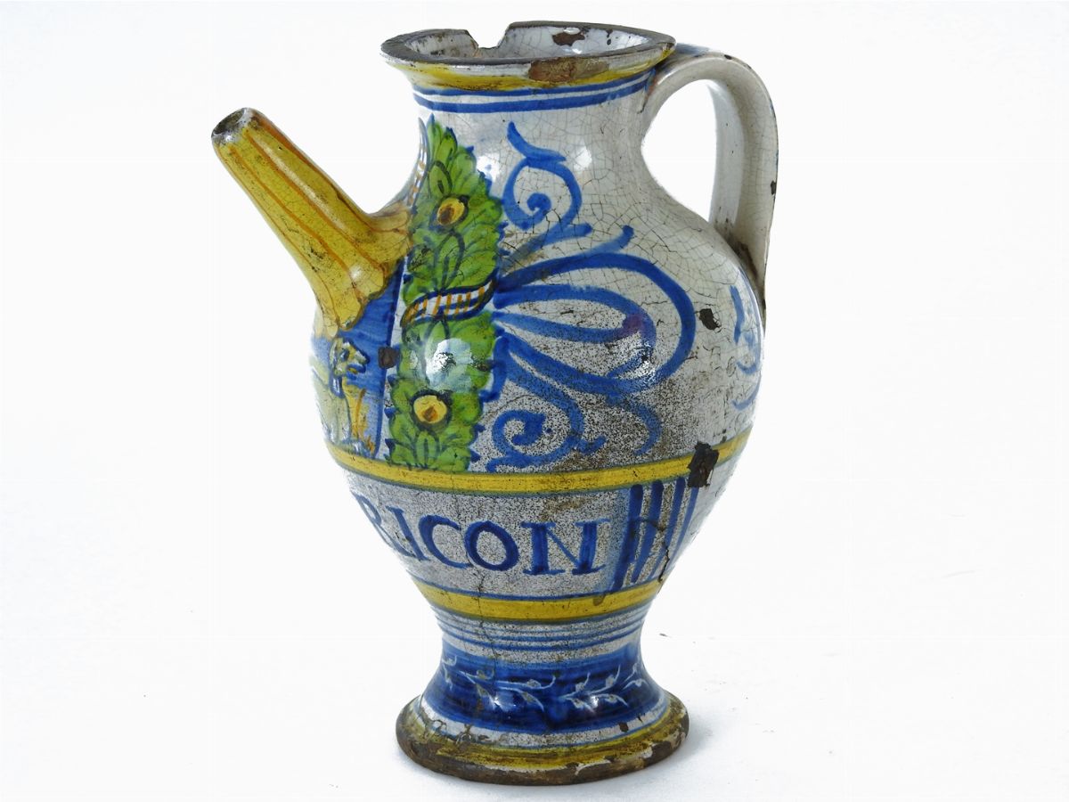 Versatoio in Maiolica Policroma