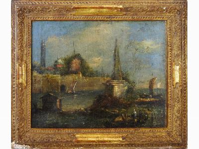 Paesaggio Lagunare con Obelisco