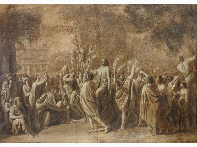 Luigi Ademollo - L'entrata di Cristo a Gerusalemme