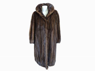 Cappotto in Visone Marrone