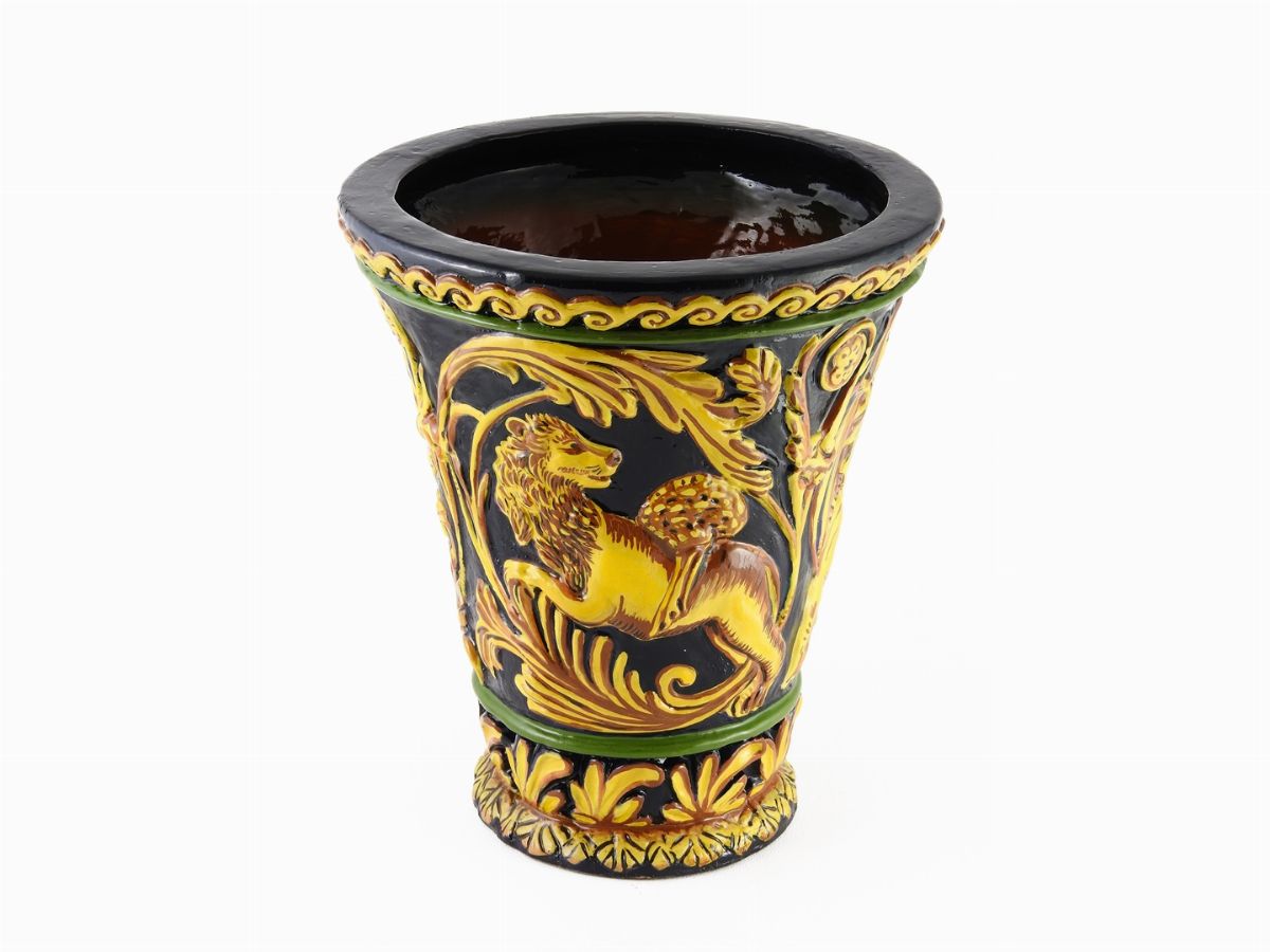 Vaso in Terracotta Smaltata