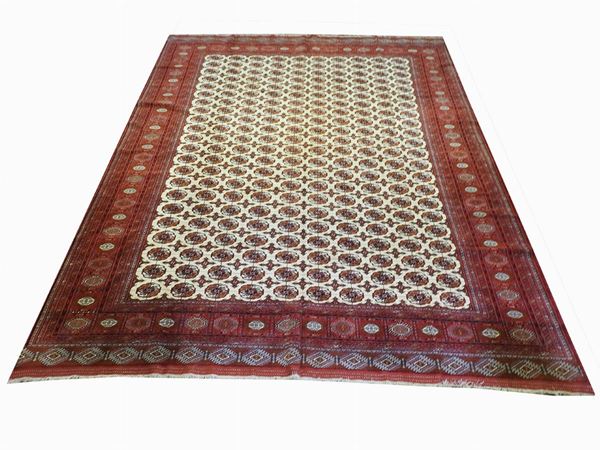 Persian Tekkè Carpet  - Auction The collector's house: Antique, Modern and Oriental Art - Lots: 700-943 - IV - Maison Bibelot - Casa d'Aste Firenze - Milano