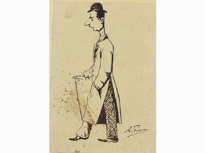 Angiolo Tricca - Caricatura