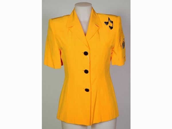 Yellow cotton suit, CentoxCento by Iceberg