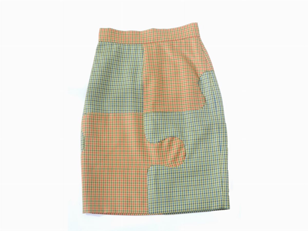 Tailleur in Lana a Quadretti, Cheap And Chic By Moschino