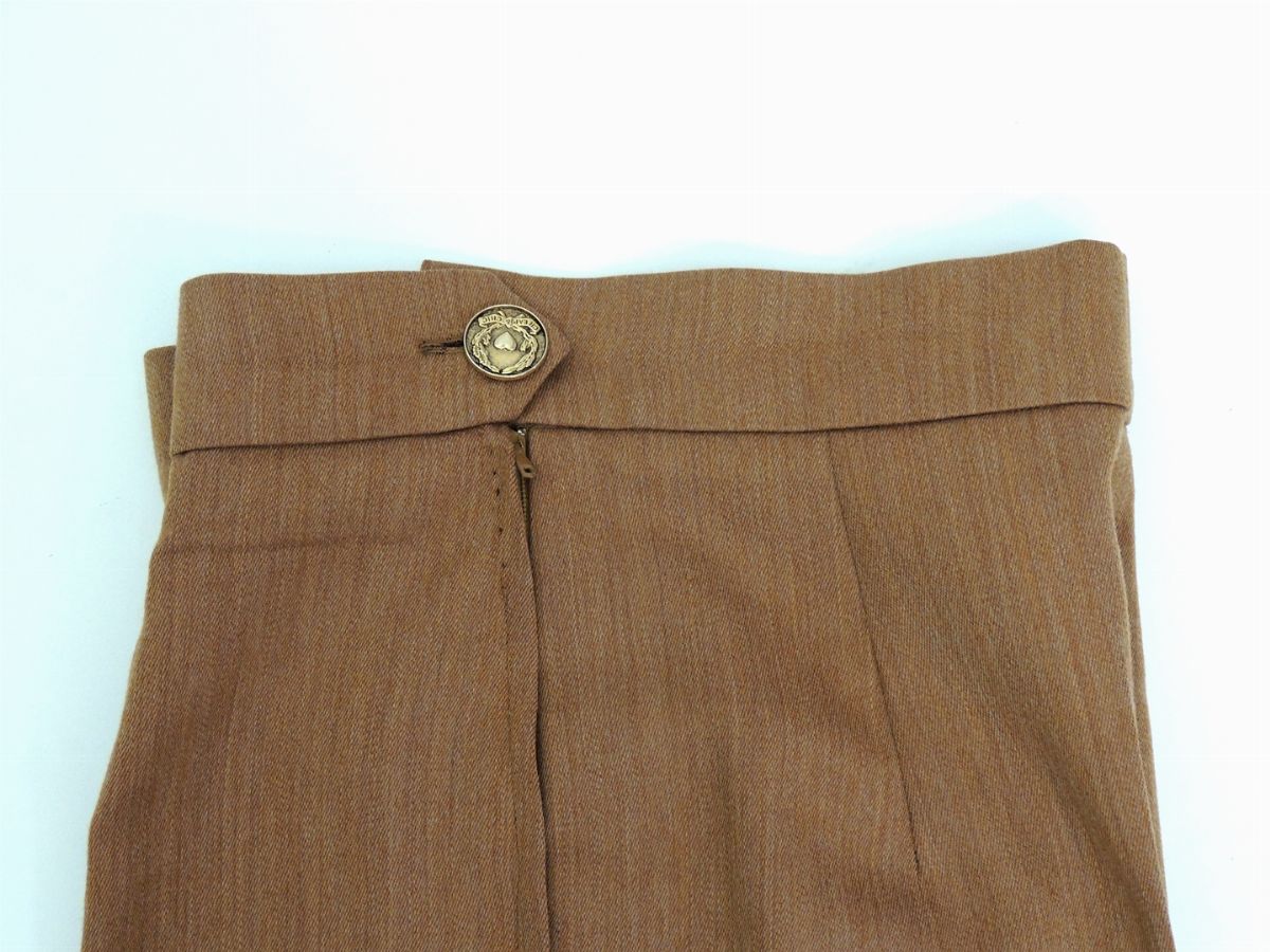 Tailleur in Lana Marrone, Cheap And Chic By Moschino