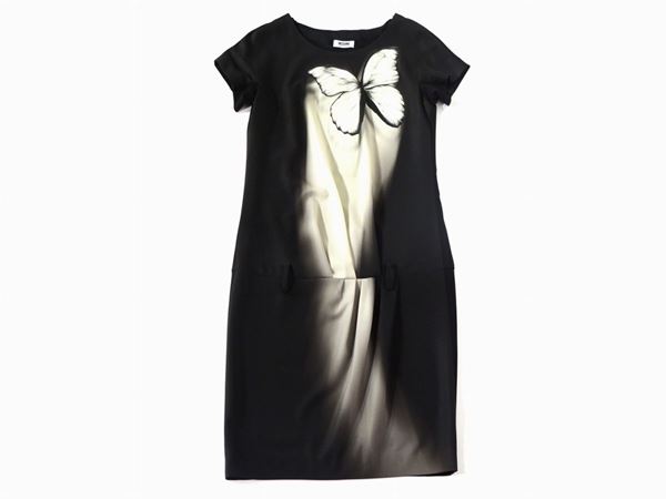 Black viscose dress, Cheap and Chic by Moschino