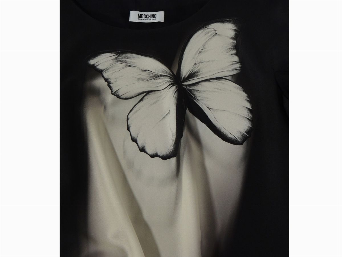 Abito in Viscosa Nera, Cheap And Chic By Moschino