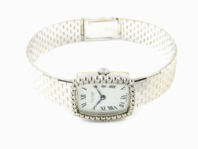 Orologio da Polso per Donna in Oro Bianco e Diamanti