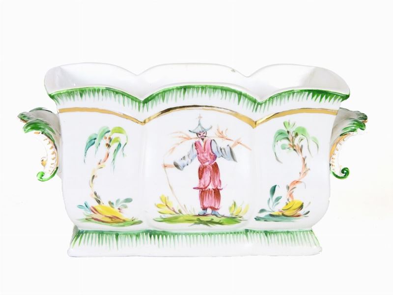 Cachepot a Cassetta in Ceramica Zaccagnini