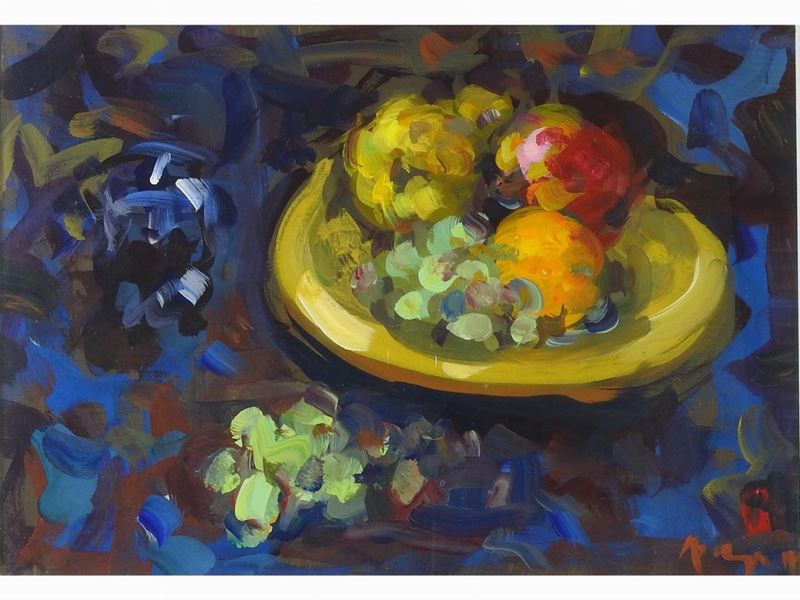 Enzo Pregno - Natura Morta con Frutta