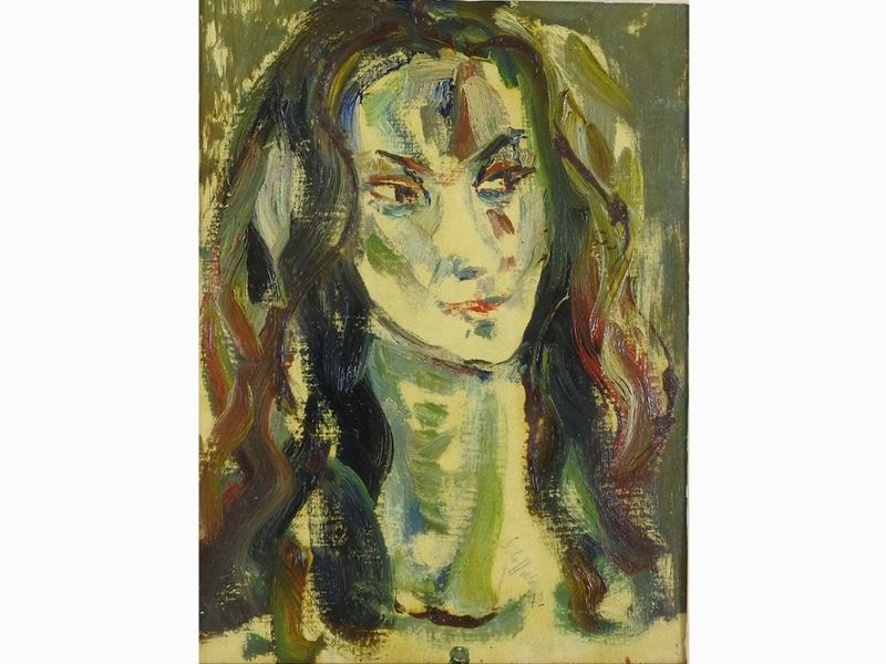Silvio Loffredo - Ritratto Femminile 1972