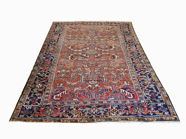 A Persian Heriz Carpet  - Auction Furniture and Paintings from a house in Val d'Elsa - Lots 1-303 - I - Maison Bibelot - Casa d'Aste Firenze - Milano