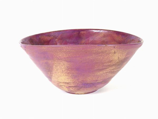 A Purple Glazed Earthenware Vase