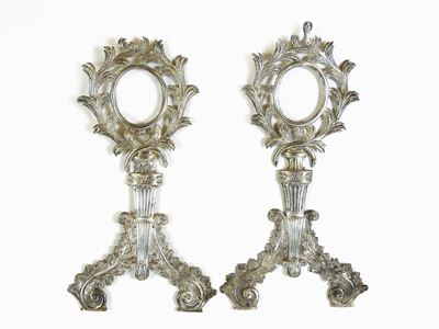 Coppia di Frontali in Argento per Reliquiari