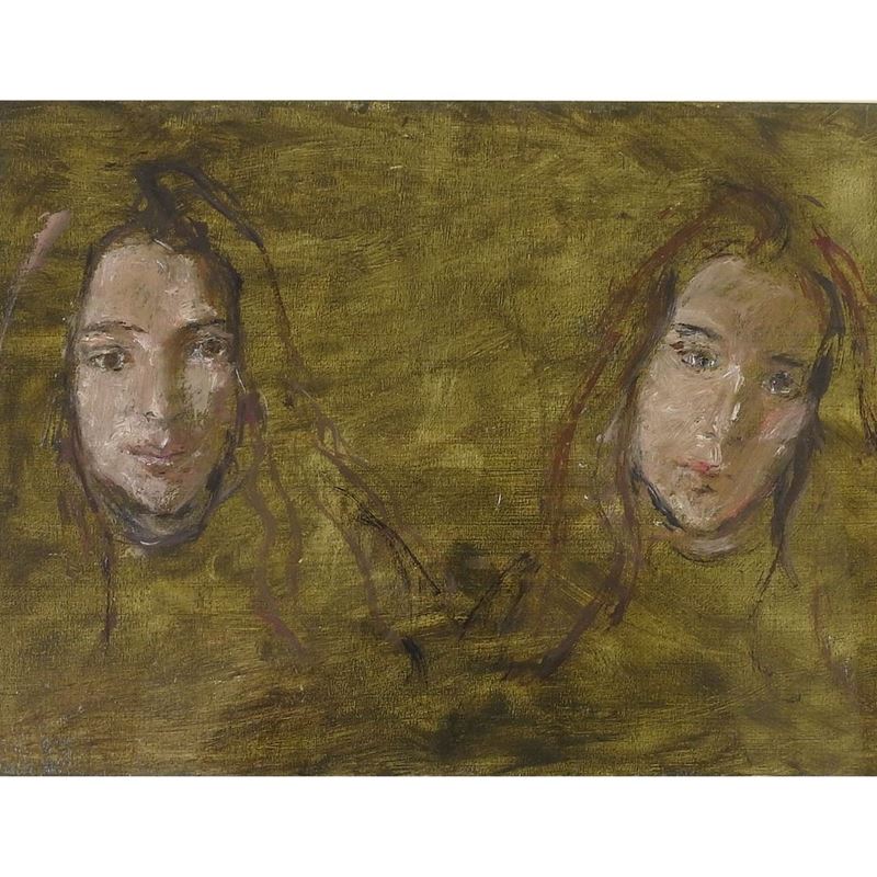 Enzo Faraoni - Studio per Ritratto Femminile 1995