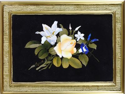 Coppia di Piccoli Commessi in Pietre Dure