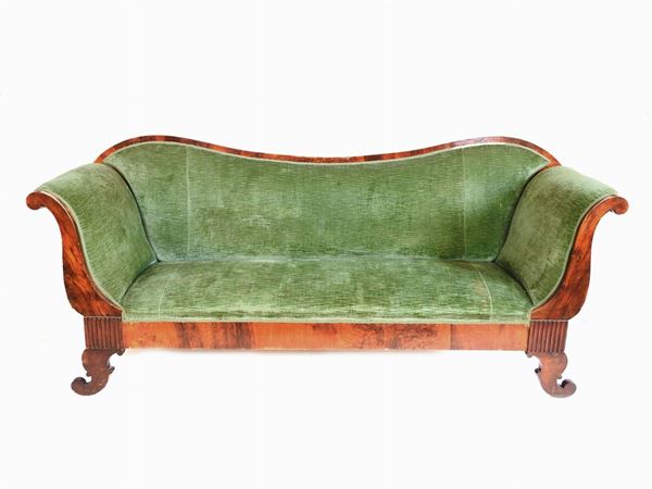 A Mahogany Sofa  (19th Century)  - Auction Furniture and Paintings from a house in Val d'Elsa - Lots 1-303 - I - Maison Bibelot - Casa d'Aste Firenze - Milano