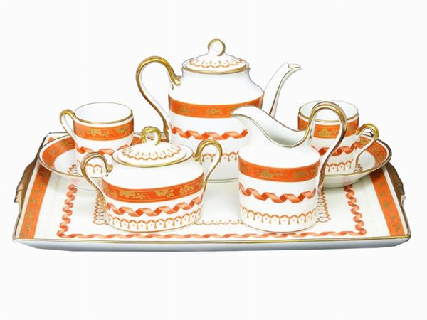 A Painted Porcelain Tête-à-tête Coffee Set  (Richard Ginori, Manifattura di Doccia)  - Auction Furniture and Paintings from a House in Val d'Elsa / A Collection of Modern and Contemporary Art - Lots 304-590 - II - Maison Bibelot - Casa d'Aste Firenze - Milano