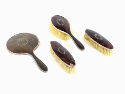 Servito da Toilette in Argento e Tartaruga