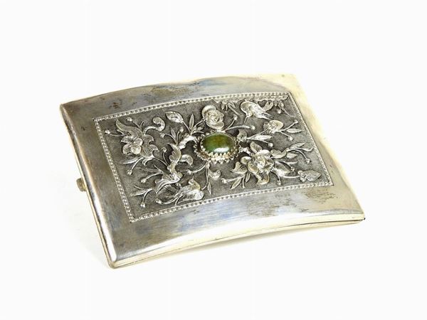 A Silver-plated Cigarette Box  - Auction Furniture and Paintings from a house in Val d'Elsa - Lots 1-303 - I - Maison Bibelot - Casa d'Aste Firenze - Milano
