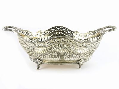 Cestino Centrotavola in Argento