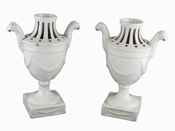 A Pair of Pottery Vases