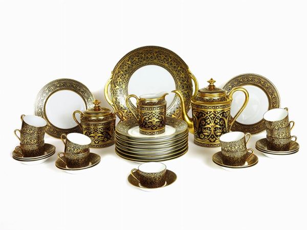 A Limoges Porcelain Coffee Set  - Auction Furniture and Paintings from a house in Val d'Elsa - Lots 1-303 - I - Maison Bibelot - Casa d'Aste Firenze - Milano