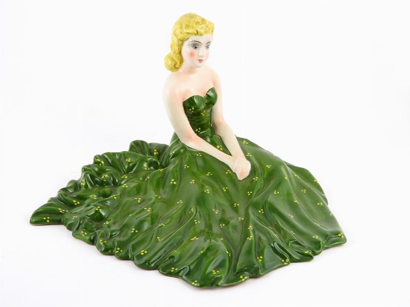 Figura in Ceramica Policroma, Manifattura Zen