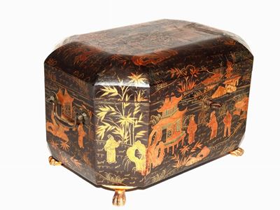 Cofanetto Porta Te in Legno Laccato