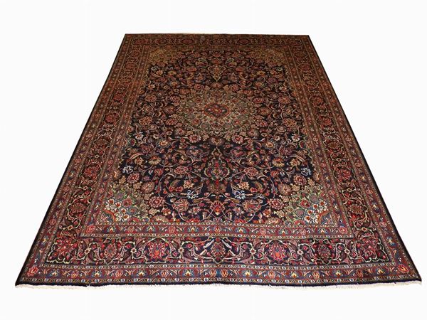 A Persian Keishan Carpet  - Auction Furniture and Paintings from a house in Val d'Elsa - Lots 1-303 - I - Maison Bibelot - Casa d'Aste Firenze - Milano