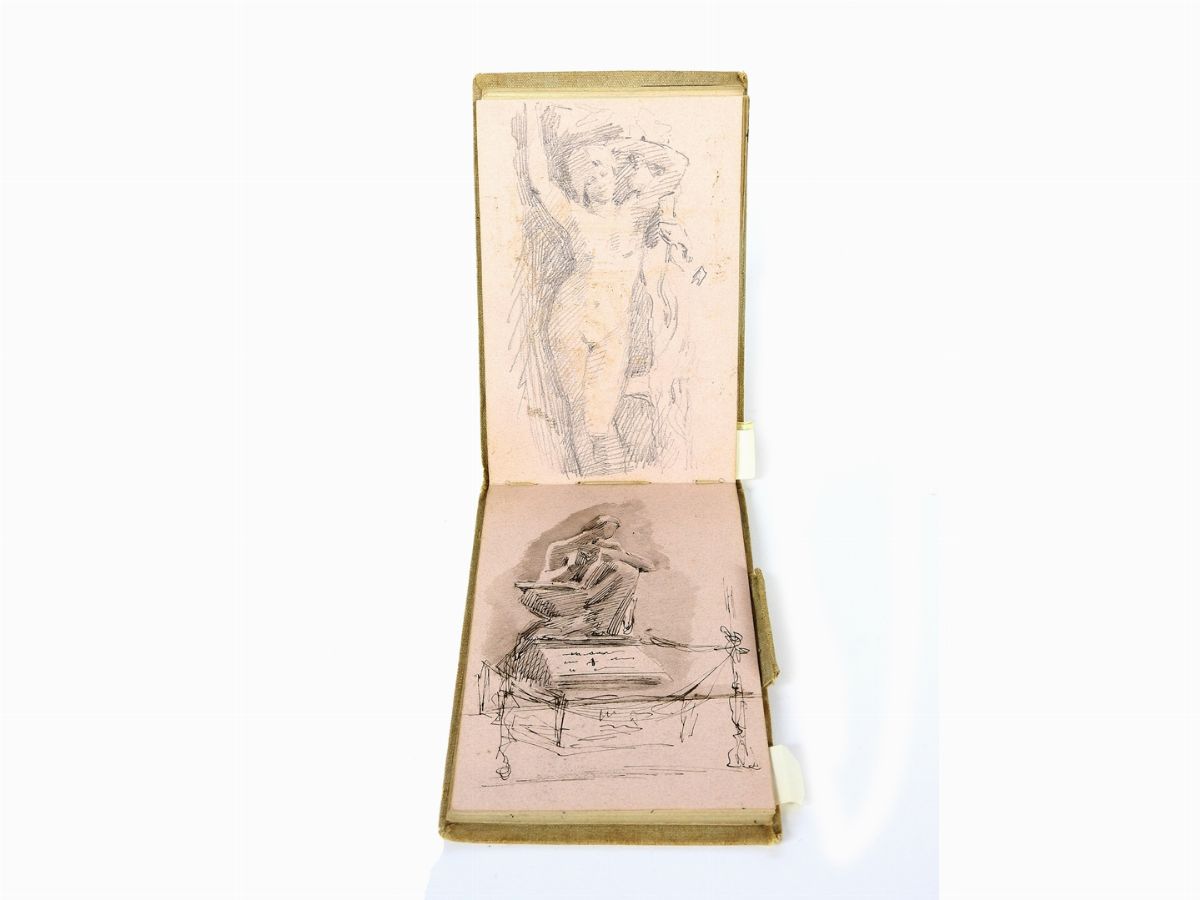 Domenico Trentacoste - Raccolta di Dieci Taccuini, Seconda Metà del XIX/prima Metà del XX Secolo