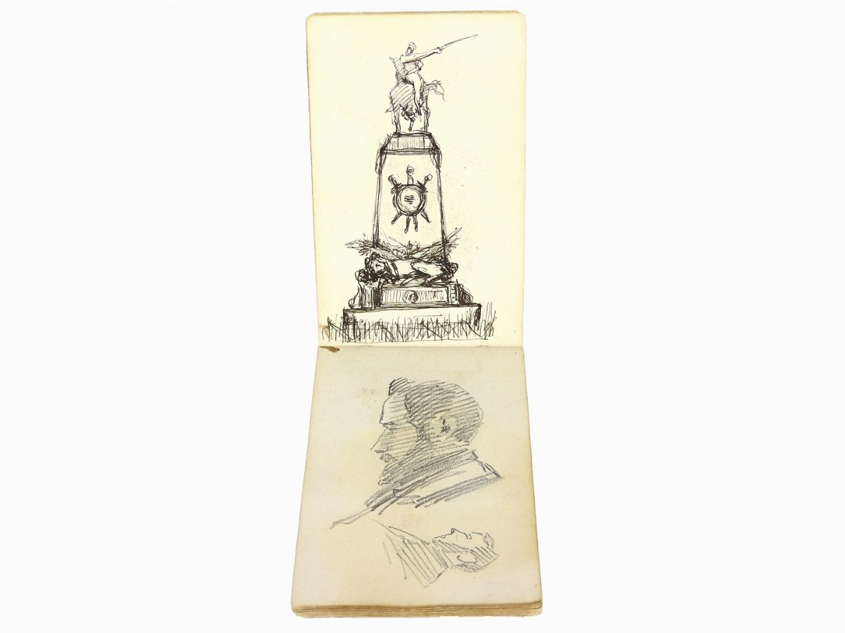 Domenico Trentacoste - Raccolta di Dieci Taccuini, Seconda Metà del XIX/prima Metà del XX Secolo