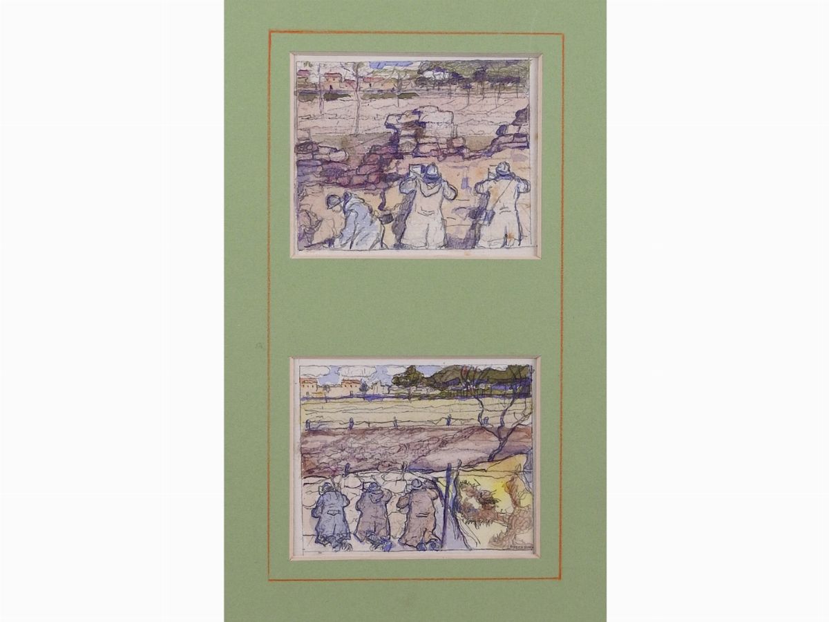 Antonio Discovolo - Progetti di Mascheramento della Guerra di Trincea 1917-1918
