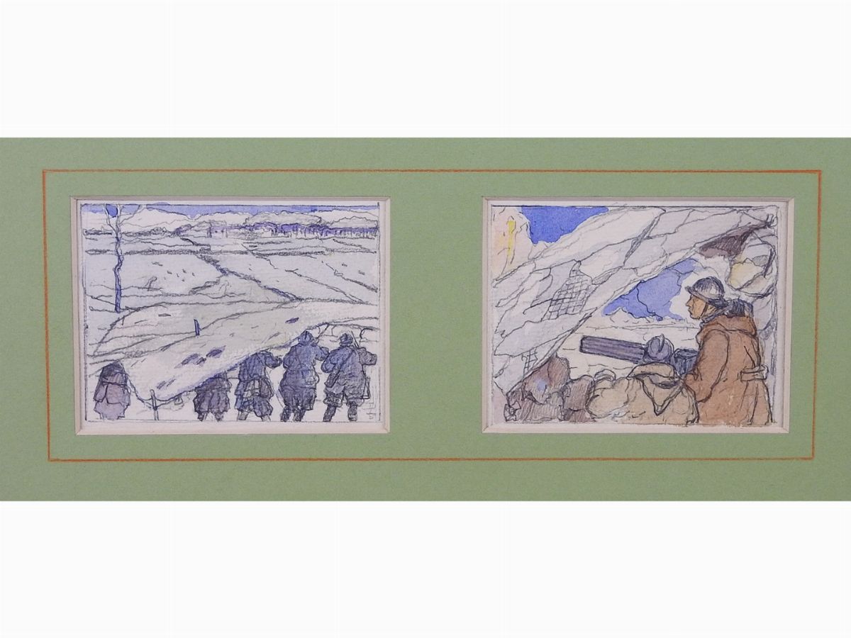Antonio Discovolo - Progetti di Mascheramento della Guerra di Trincea 1917-1918