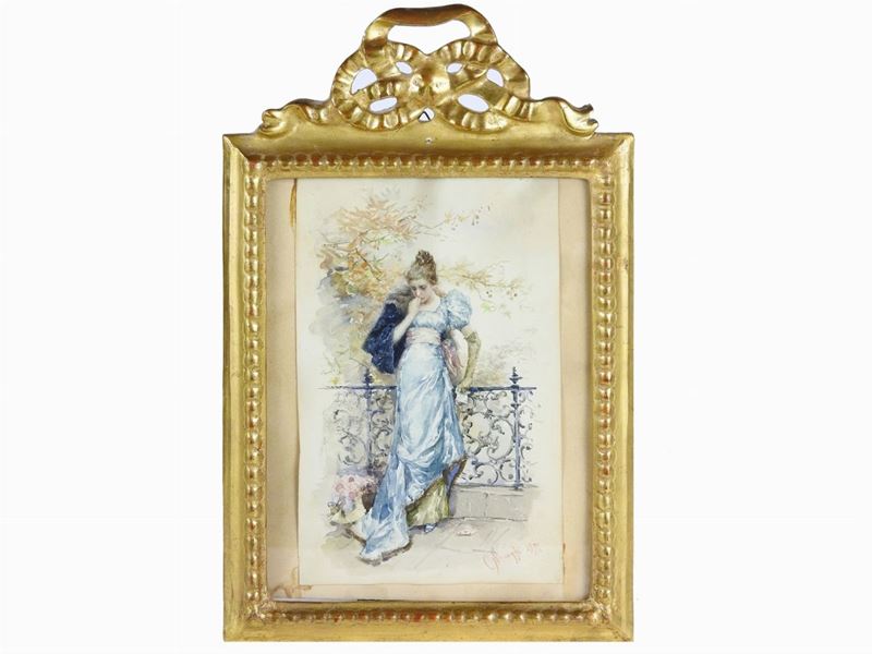 Cesare Saccaggi - Dame in Terrazza