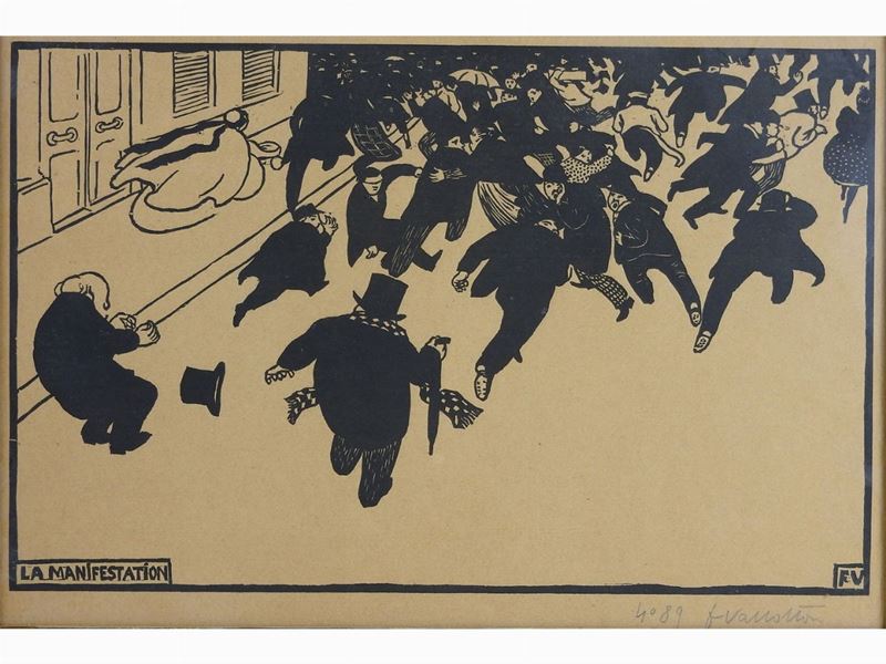 fèLIX Vallotton - La Manifestation 1893