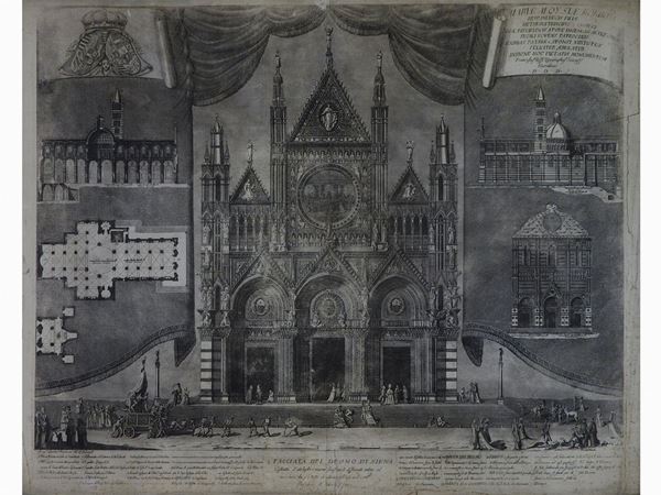 Facciata del Duomo di Siena 1778