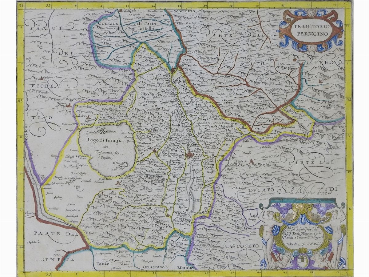 Giovanni Antonio Magini - Territorio Perugino, Dominio Fiorentino, Territorio di Siena