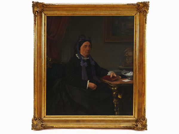 Scuola francese della fine del XIX secolo - Ritratto della contessa Marie Anne Catherine Clarisse Cassandre di Ricci Walewska