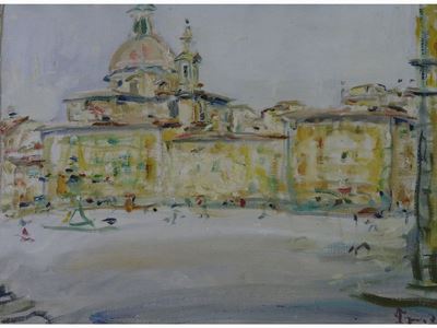 Scorcio di Piazza del Carmine e Chiesa del Cestello