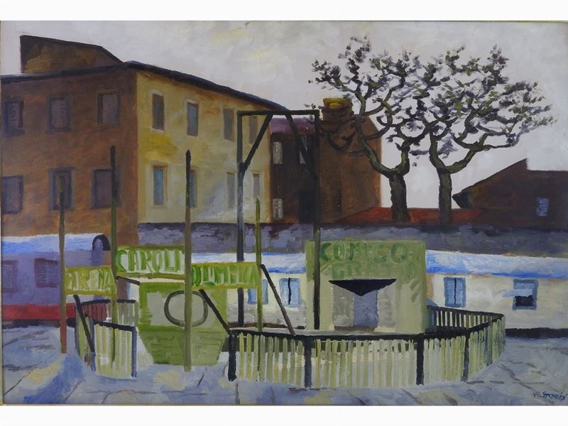 Renzo Grazzini - Scorcio di Paese