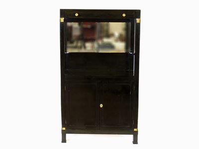 Credenza Étagère in Legno Ebanizzato