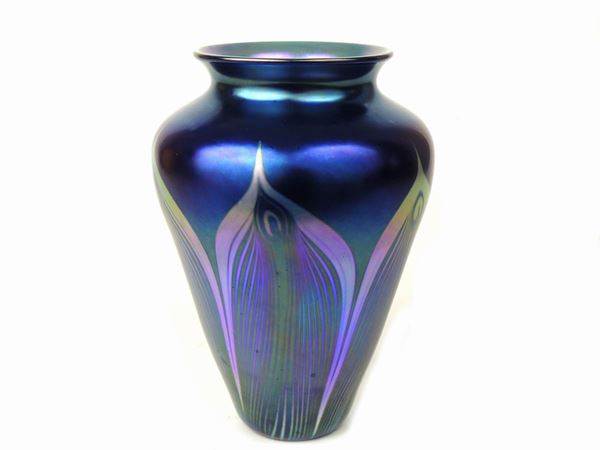 Louis Comfort Tiffany - A Late 19th Century Favrile Glass Vase