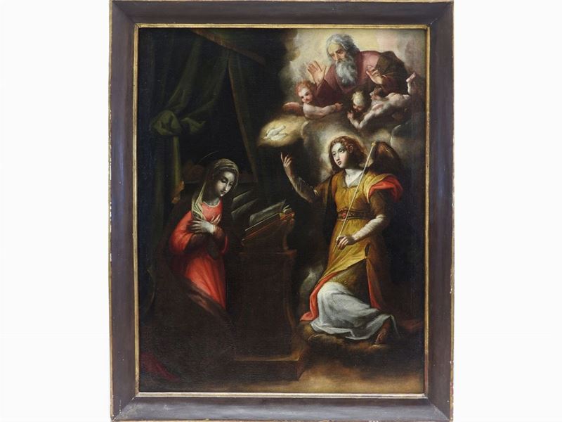 Cerchia di Giovanni Bilivert della Fine del XVII Secolo - Annunciazione