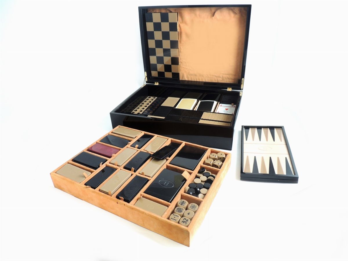 Scatola da Gioco in Perspex Nero, Fendi