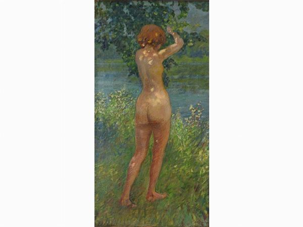 Carlo Passigli - Nudo in un paesaggio